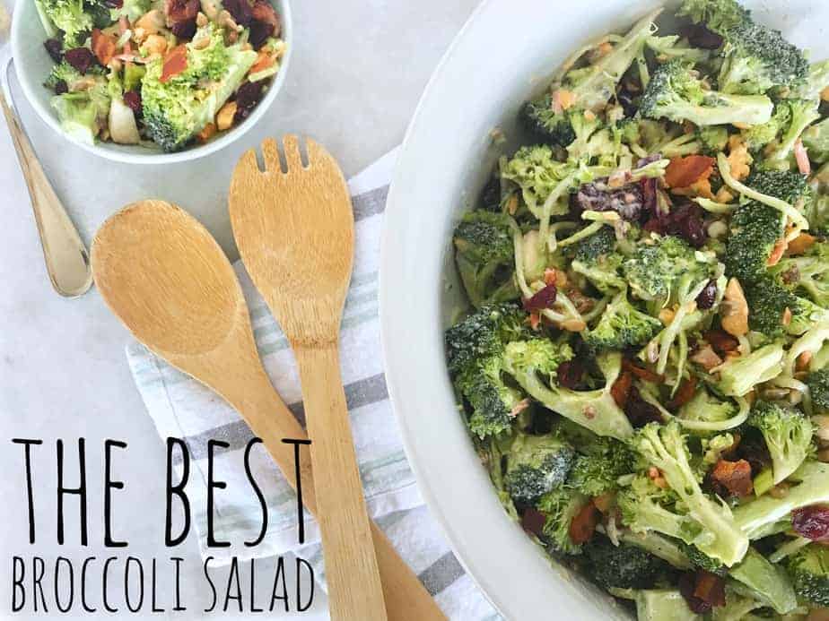 Try our amazing broccoli salad recipe!