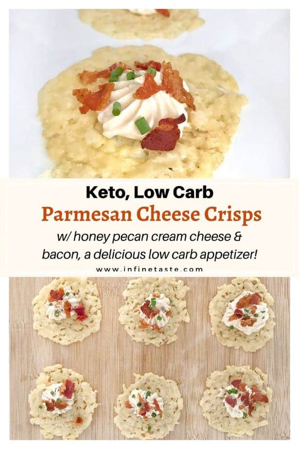 keto low carb parmesan wafers appetizers