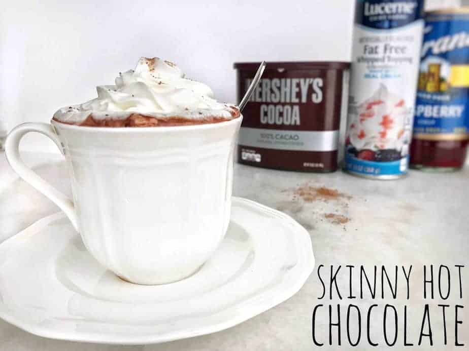 skinny hot chocolate with title