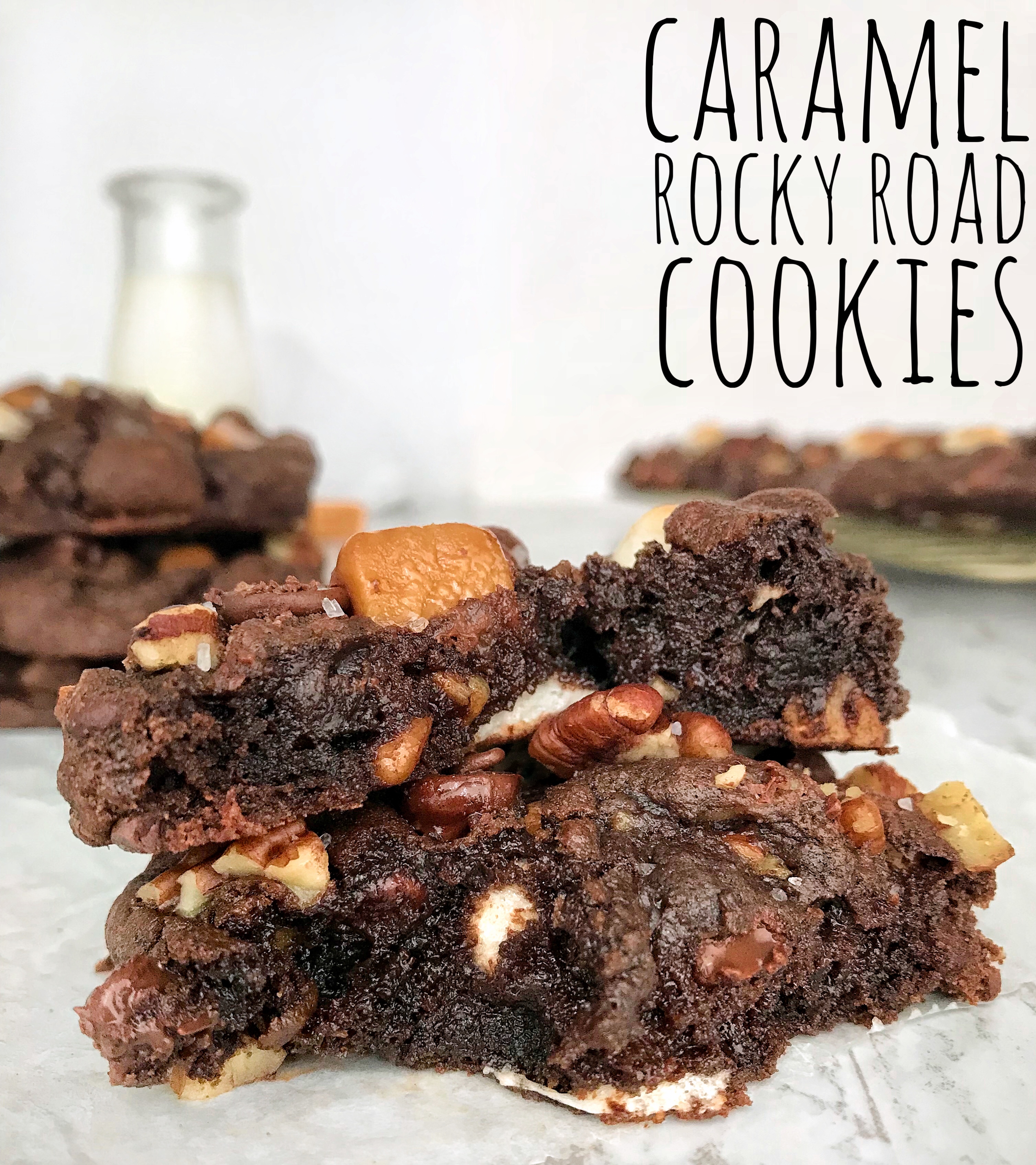 Try our caramel rocky road cookies