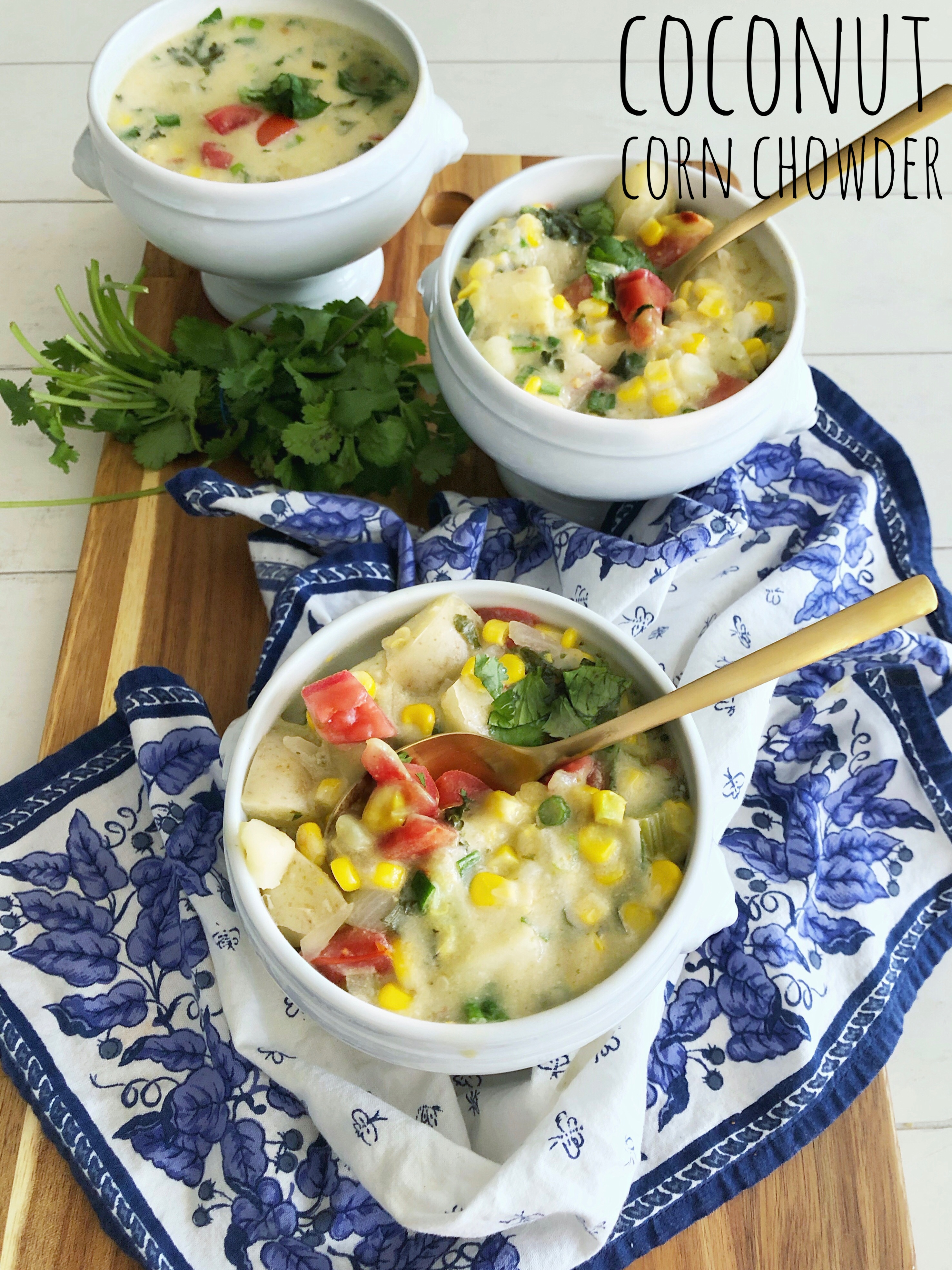 Try Our coconut corn chowder recipe