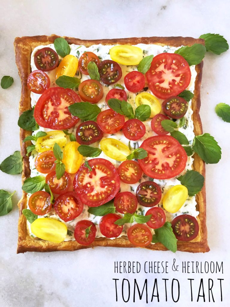 try our herbed cheese and tomato tart recipe!
