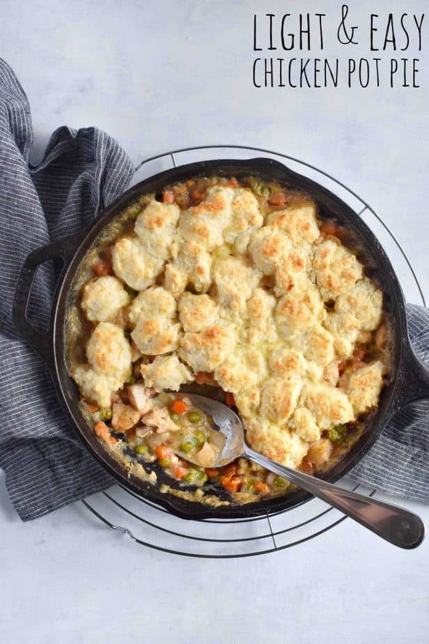 Try our light and easy chicken pot pie