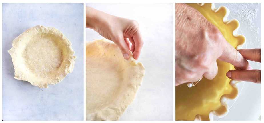 making pie crust edge
