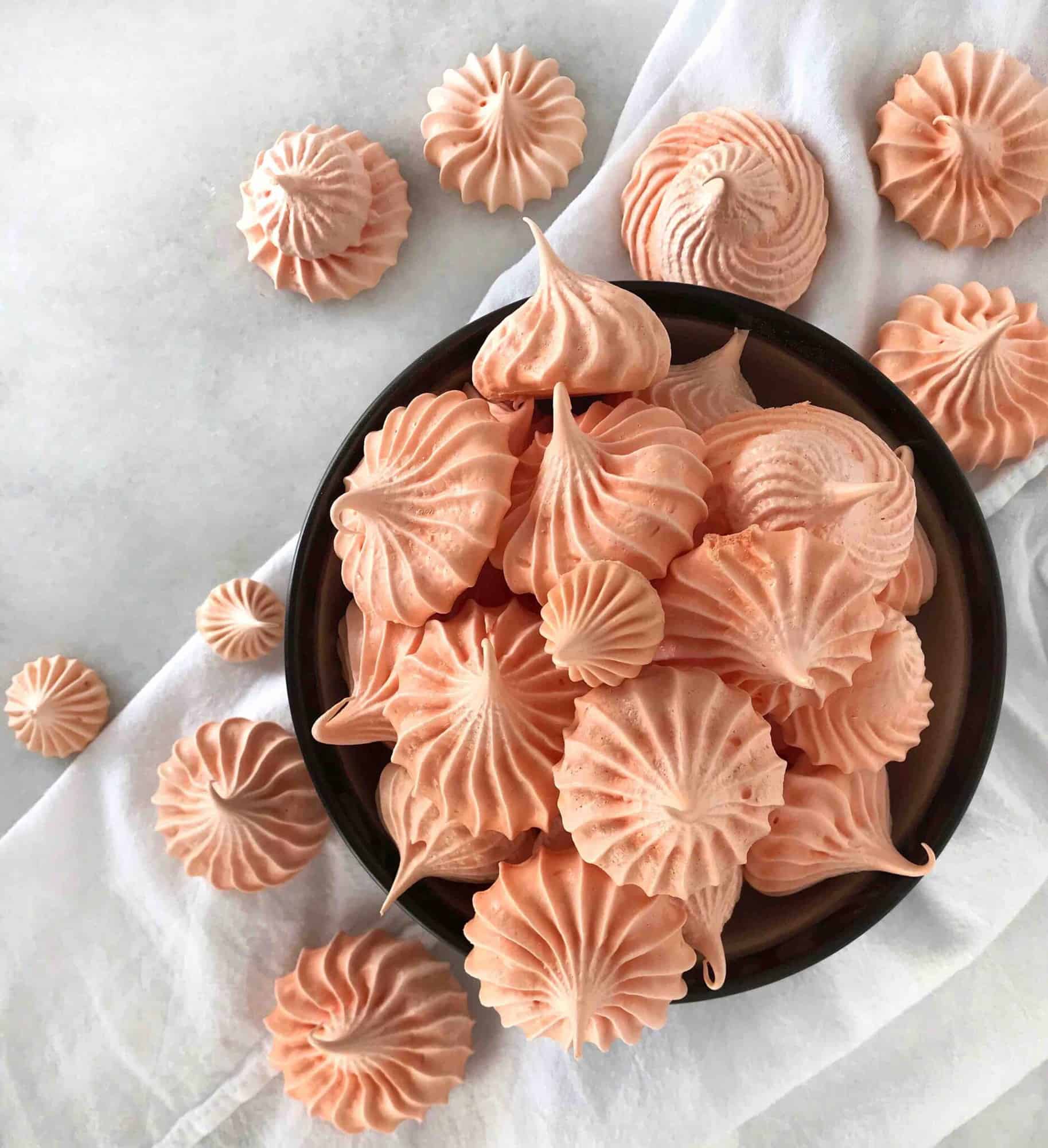 Pumpkin Spice Meringues (a light and crisp cookie!) - In Fine Taste