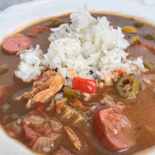 creole chicken and sausage gumbo