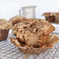 cinnamon streusel muffin