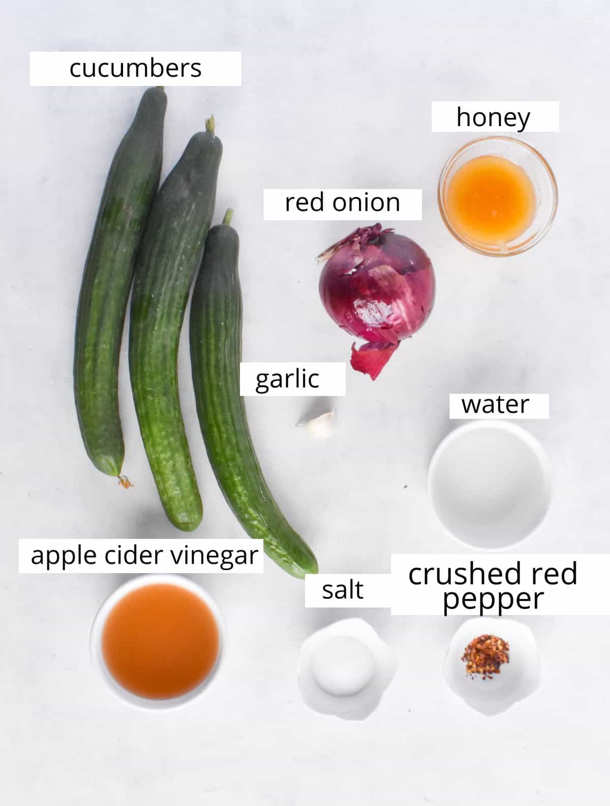 ingredients for the recipe laid out. 