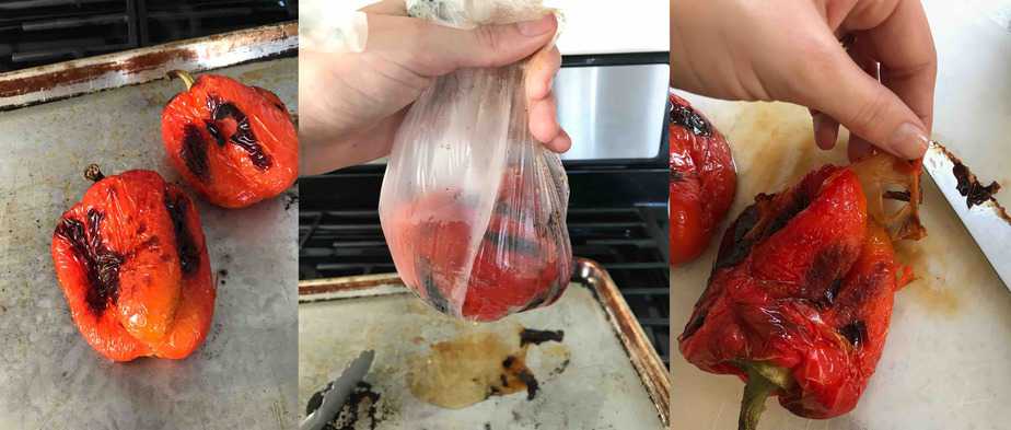 how to roast peppers