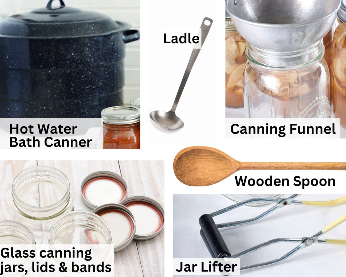 equipment for canning salsa.