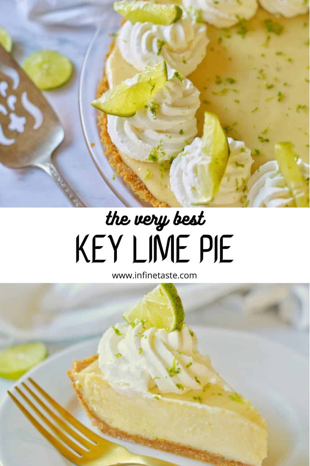 Fresh Key Lime Pie - In Fine Taste