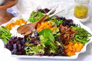 French Country Salad on Large Platter. title