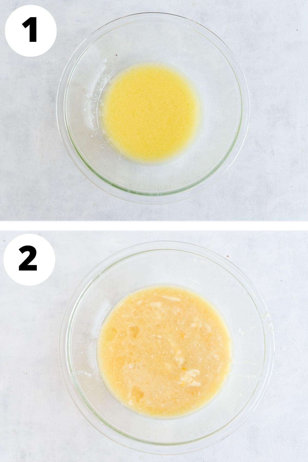 cornbread batter in bowl.